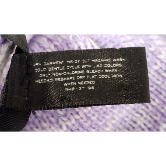 Aqua Striped Crew Neck Sweater Purple Long Sleeve Pullover | Size XS - Picture 6 of 6